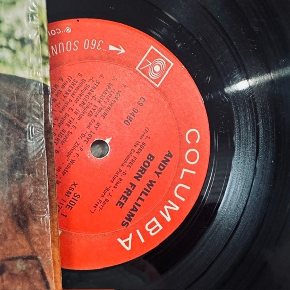 Andy Williams Born Free Vinyl Record LP Columbia CS 9480 Stereo 360 Sound 12" - Picture 4 of 5